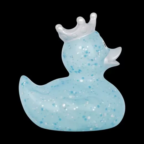 Glitter Blue Crown Duck