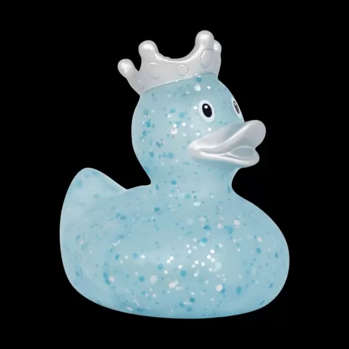 Glitter Blue Crown Duck