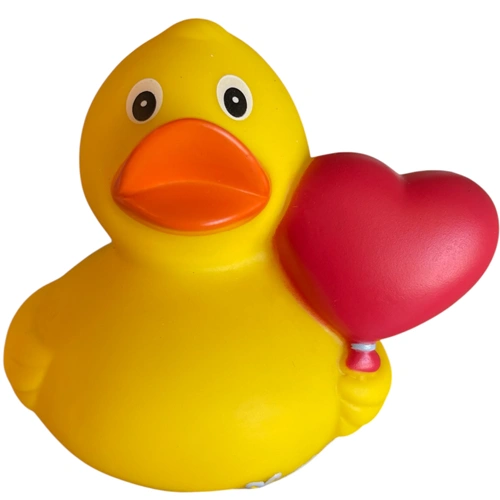 Duck With Heart Balloon 