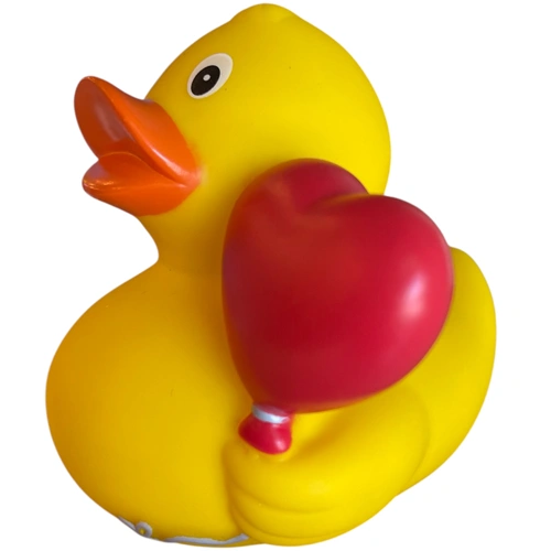 Duck With Heart Balloon 