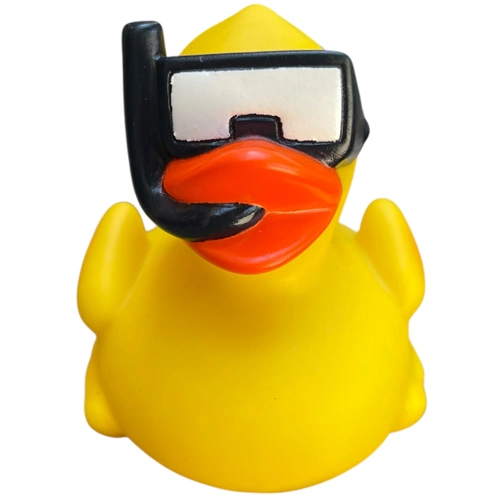 Duck In A Swimming Mask 
