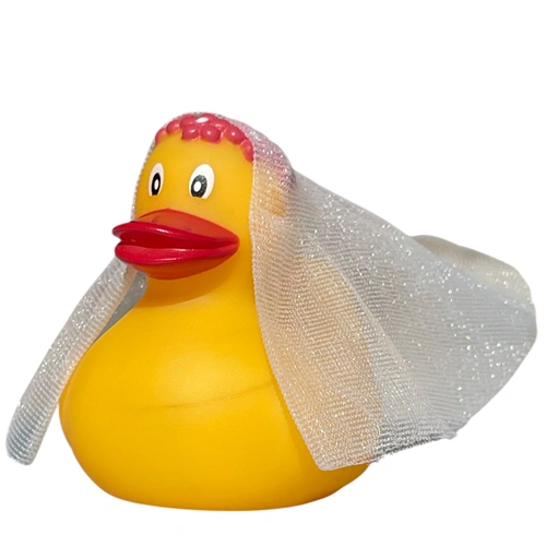 Duck Bride With Veil