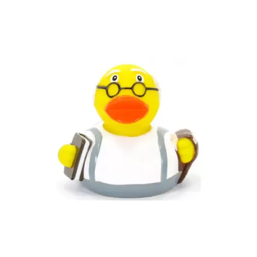 Grandfather Duck With A Book