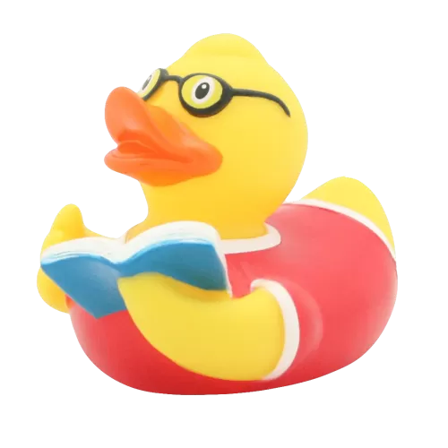 BOOK READING DUCK