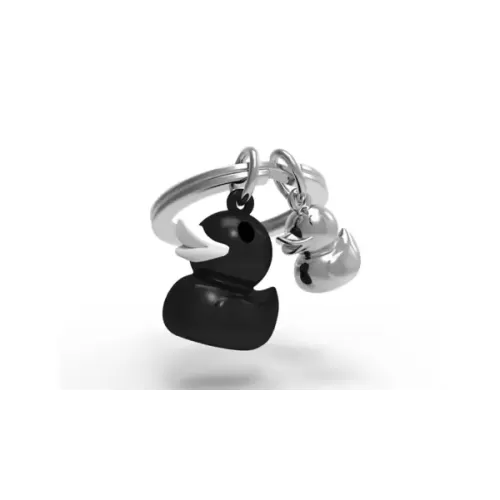 Fancy Black Duck Key Chain
