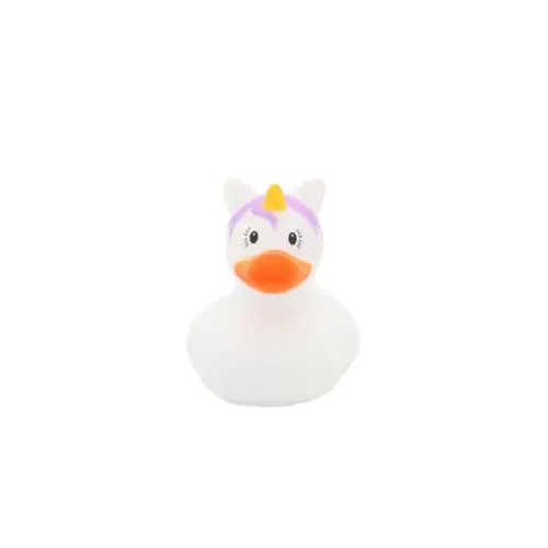 Mini White Unicorn Duck